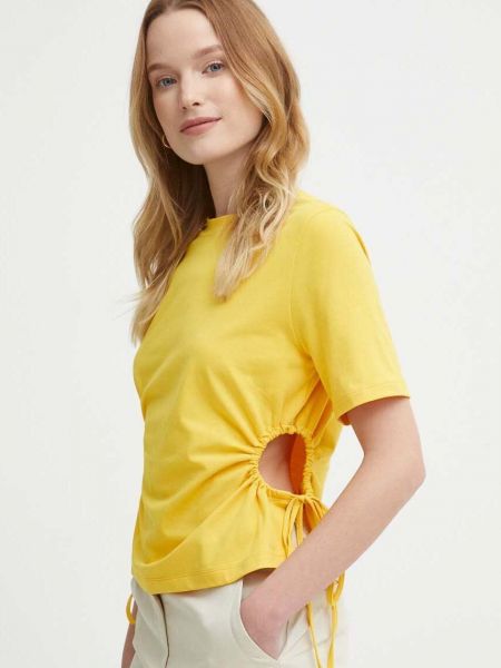 Koszulka Sisley żółta