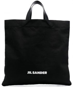Шопинг чанта с принт Jil Sander