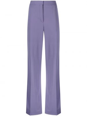 Vlněné kalhoty Stella Mccartney fialové