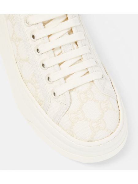 Sneakers με πλατφόρμα Gucci Tennis λευκό