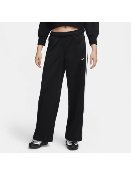 Pantalon en coton en jersey Nike noir