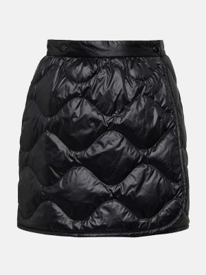 Péřové mini sukně Moncler černé