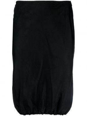 Hedvábné sukně Prada Pre-owned černé