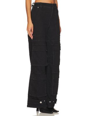 Pantalones cargo H:ours negro