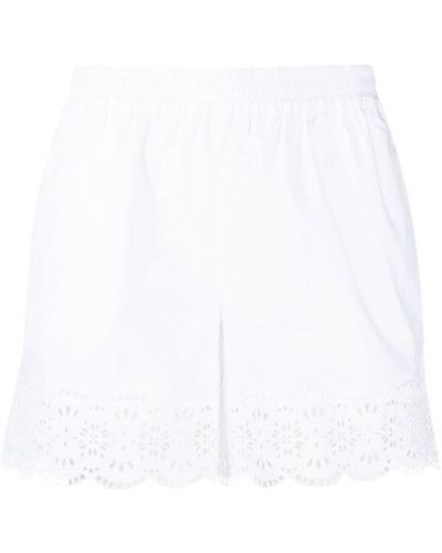 Pantalones cortos de encaje P.a.r.o.s.h. blanco
