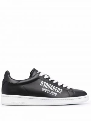 Trykt sneakers Dsquared2 svart