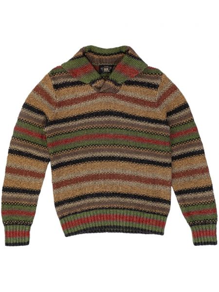 Пуловер Ralph Lauren Rrl кафяво