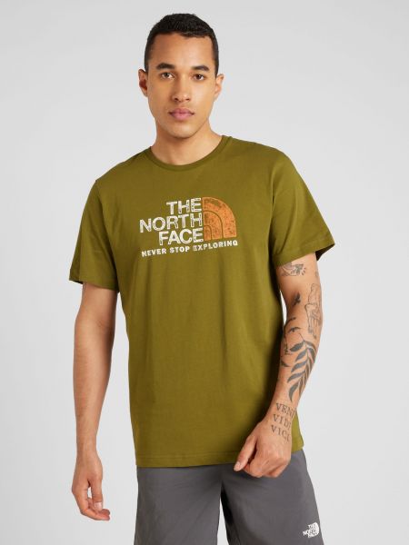 Тениска The North Face зелено