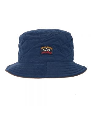 Niebieski pikowany kapelusz Paul & Shark
