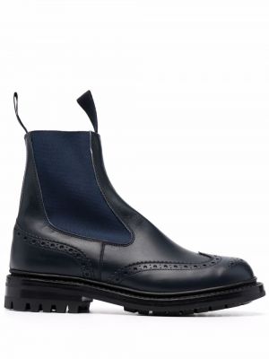 Ankle boots Tricker's blau
