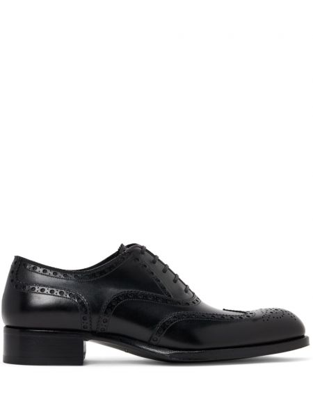 Læder brogues Tom Ford sort