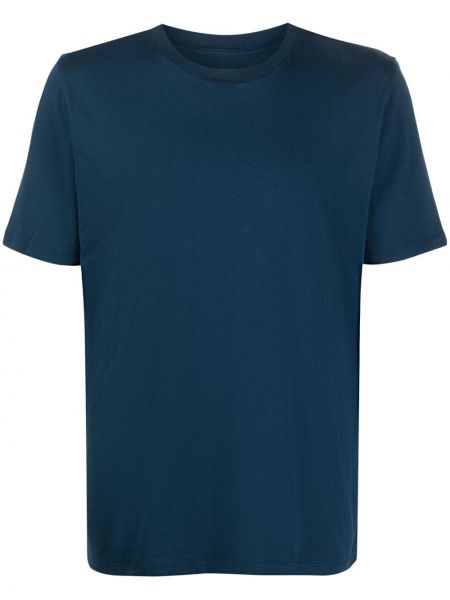 Kokvilnas t-krekls Maison Margiela zils