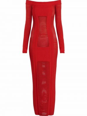 Ren strikket dress Balmain rød