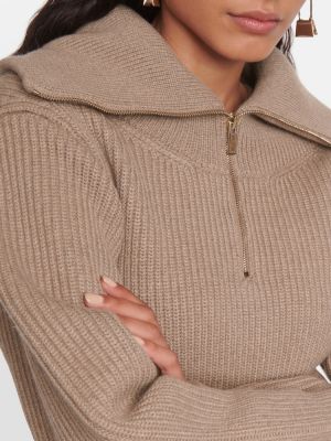 Jersey de lana de tela jersey Jacquemus marrón