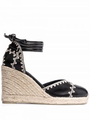 Plattform espadrillos Castañer svart