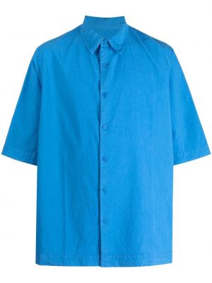 Памучна риза Casey Casey синьо