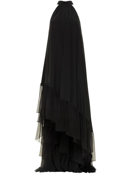 Večernja haljina od šifona Azeeza crna