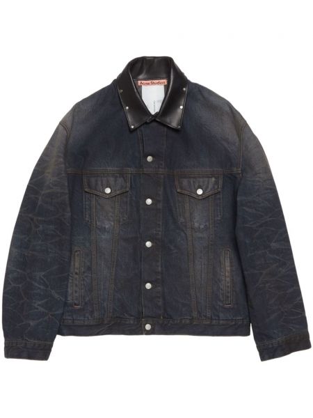 Denimjakke Acne Studios blå