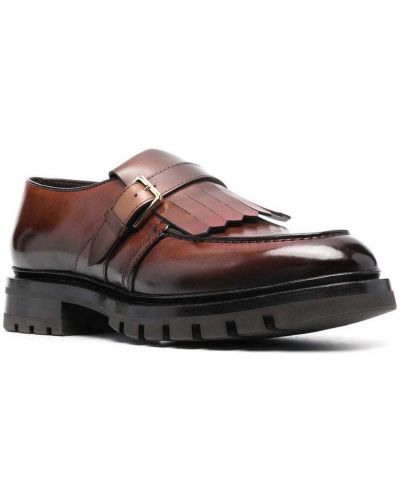 Narmastega loafer-kingad Santoni pruun