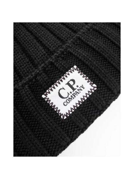 Merinowolle woll mütze C.p. Company schwarz