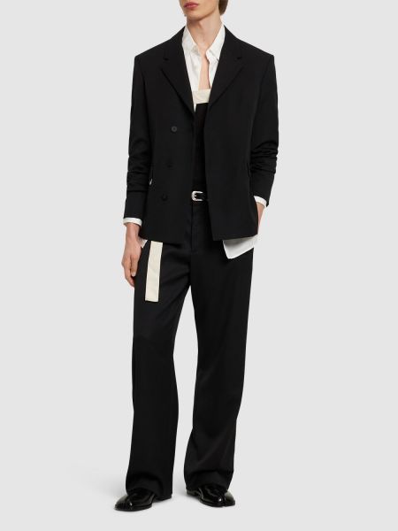 Yün blazer Jacquemus siyah