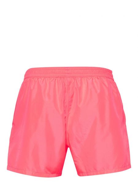 Shorts à imprimé Balmain rose