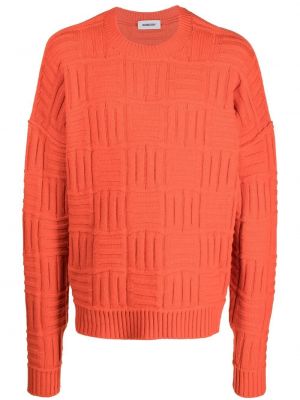 Pull en tricot à imprimé Ambush orange
