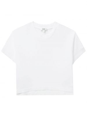 Βαμβακερή μπλούζα Agolde λευκό