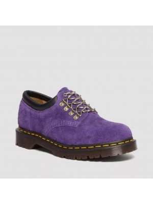 Замшевые туфли Dr Martens фиолетовые