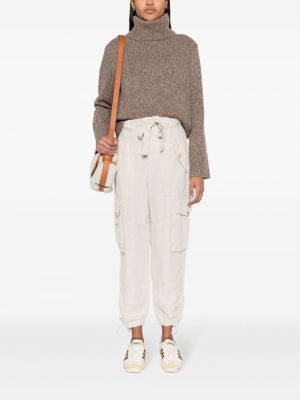 Villased siidist ruuduline püksid Polo Ralph Lauren khaki