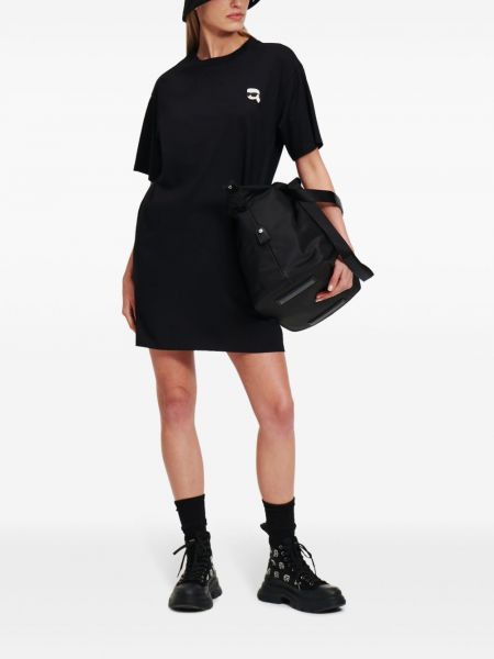 Mini kleita Karl Lagerfeld melns