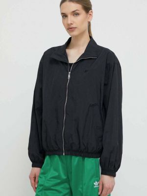 Jakna oversized Adidas Originals crna