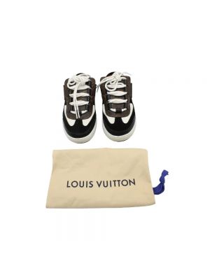 Sandały skórzane Louis Vuitton Vintage brązowe