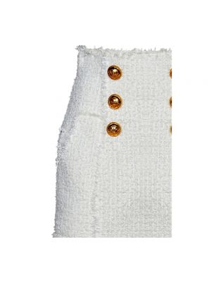 Falda de tubo de tweed Balmain