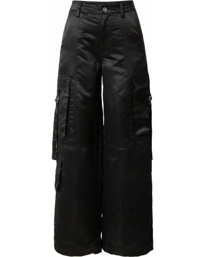 Найлонови карго панталони Neon & Nylon черно