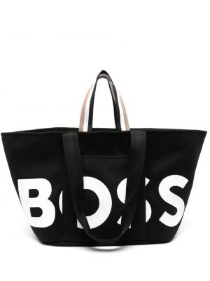 Τσάντα shopper Boss μαύρο