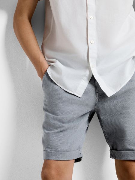 Pantaloni chino Selected Homme grigio
