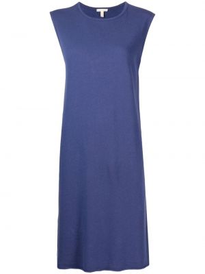 Midi šaty bez rukávov Eileen Fisher modrá