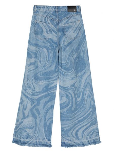 High waist jeans ausgestellt Patrizia Pepe blau