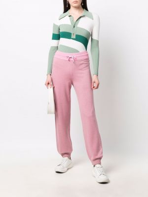 Sportovní kalhoty s potiskem Kenzo růžové