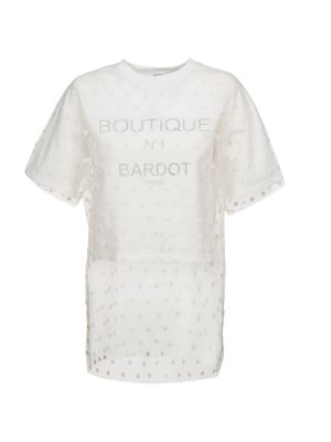Pulóver Brigitte Bardot fehér