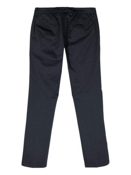 Pantalon chino en coton Borrelli bleu