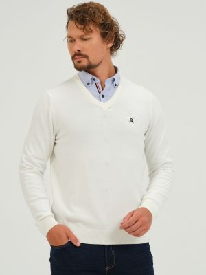 Пуловер Giorgio Di Mare бяло