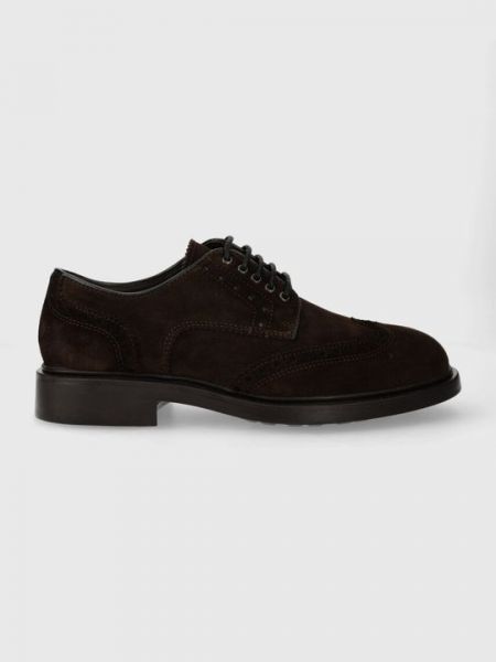 Замшевые туфли Gant коричневые