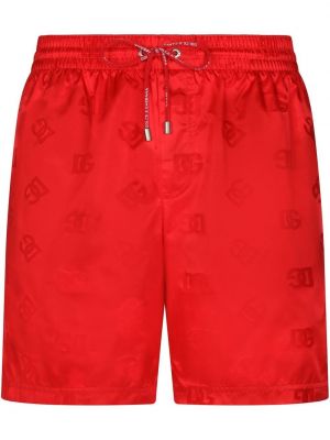 Pantaloni scurți Dolce & Gabbana roșu