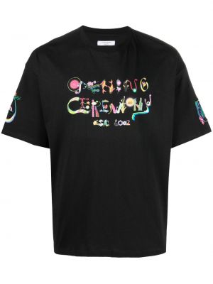 T-shirt con stampa Opening Ceremony nero