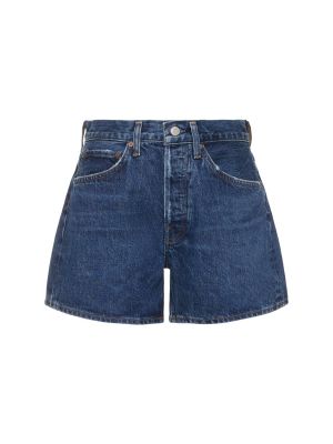 Shorts en coton Agolde bleu