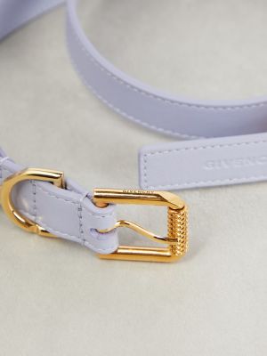 Cinturón de cuero Givenchy violeta