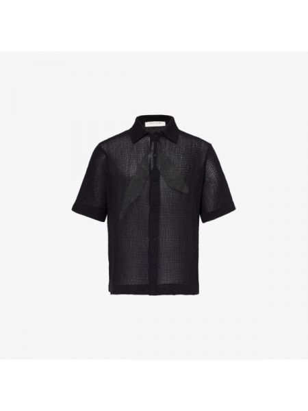 Хлопковая рубашка с принтом с абстрактным узором 1017 Alyx 9sm черная