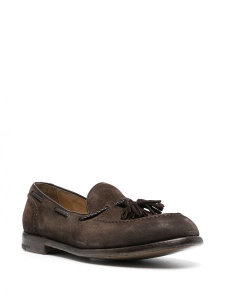 Seemisnahksed loafer-kingad Premiata pruun